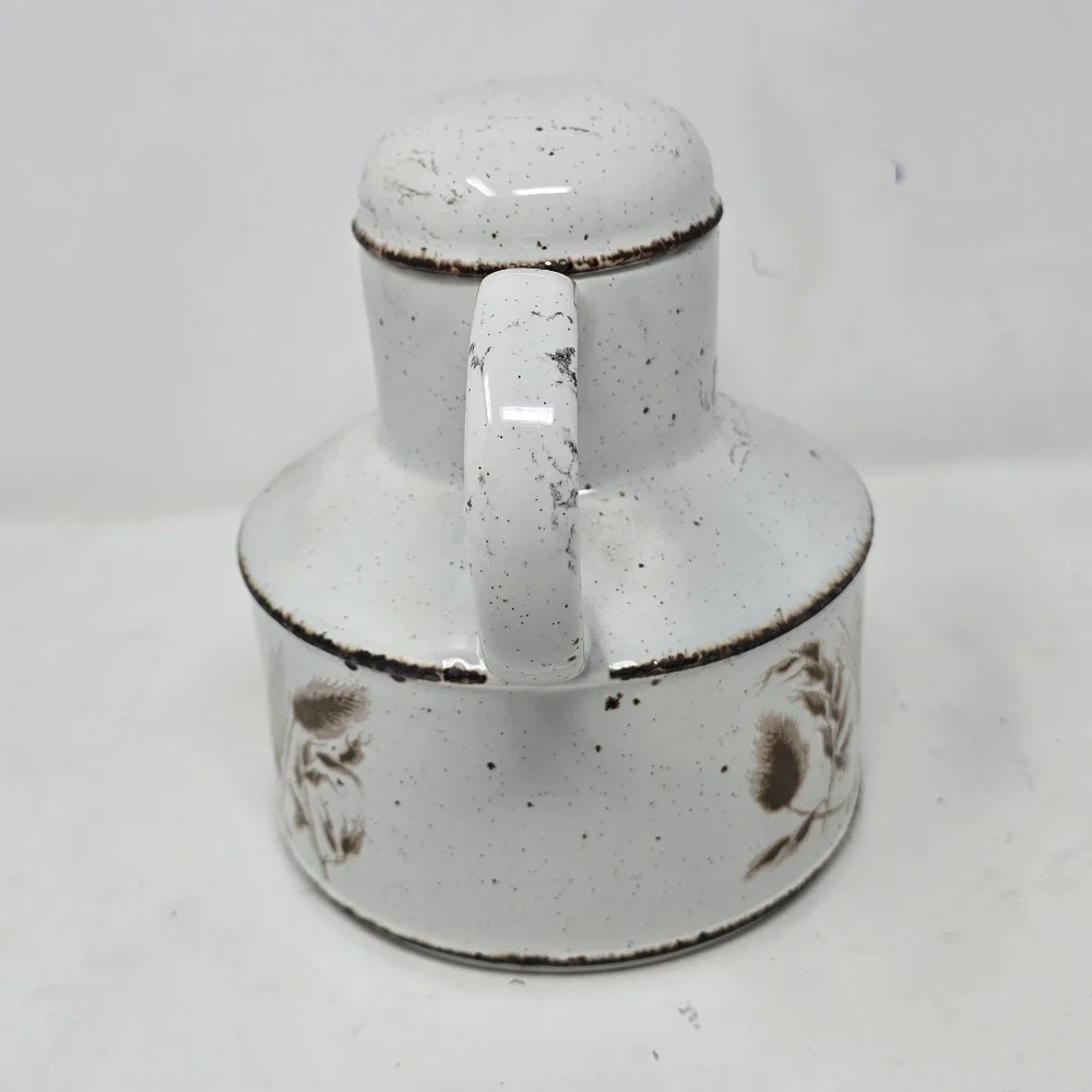 Vtg stonehenge tableware Midwinter‎ tea pot w/lid wild oats England cottagecore